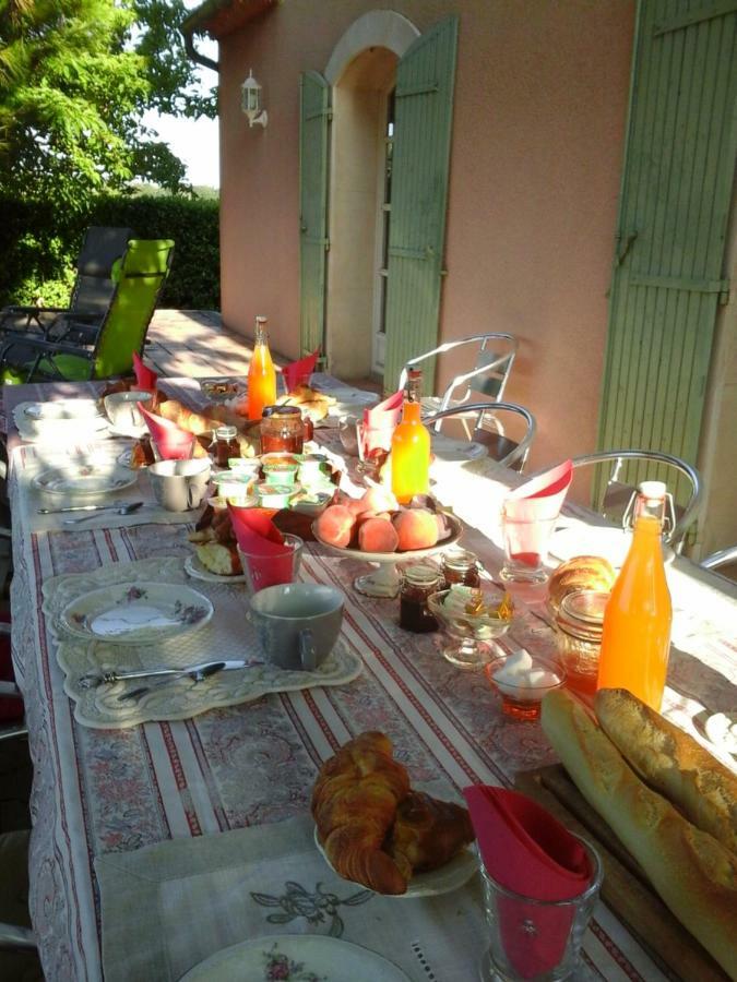 Bed and Breakfast Vents d'Anges Sainte-Cécile-les-Vignes Exterior foto
