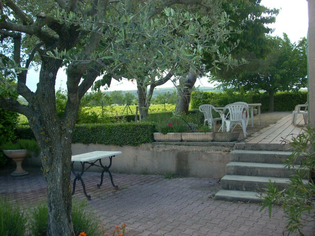 Bed and Breakfast Vents d'Anges Sainte-Cécile-les-Vignes Exterior foto